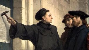 Thesenanschlag Martin Luther Reformationstag