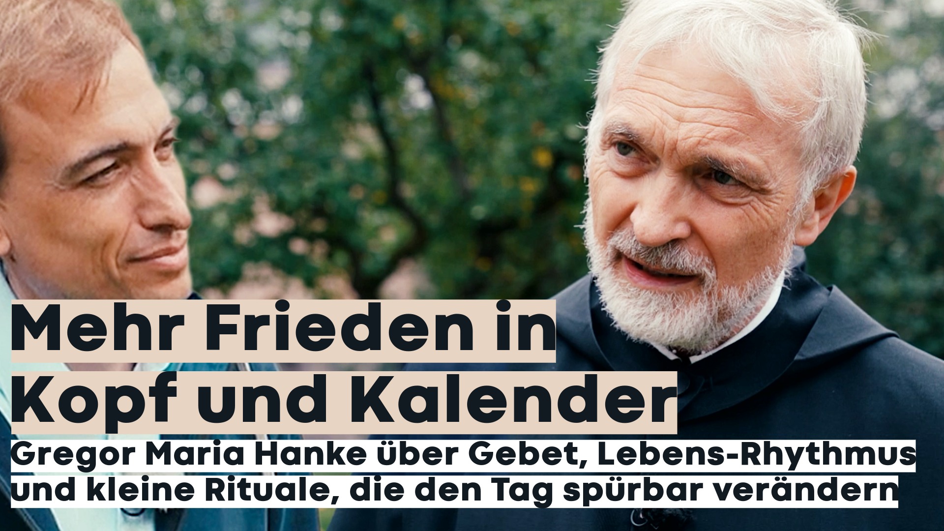 Mehr Frieden in Kopf und Kalender