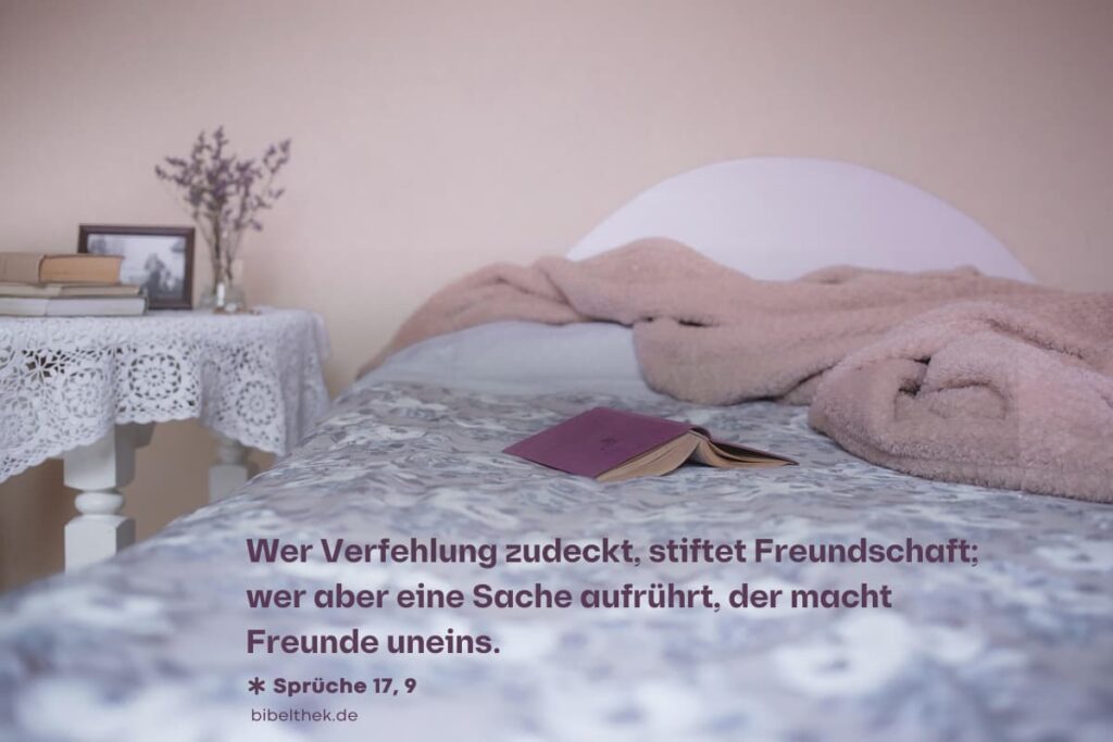 Bibelverse über Freundschaft aus Sprüche
